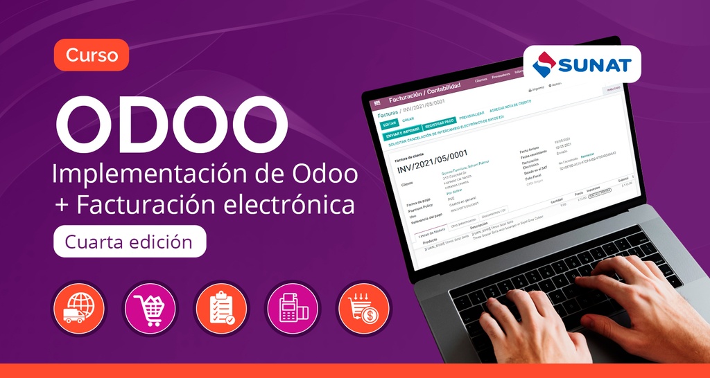 Curso de Implementación de Odoo 13: Logístico + Comercial + Fact. Electrónica Perú + POS